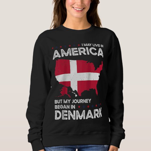 Born Danish Denmark American USA Citizenship Ragla Trui (Voorkant)