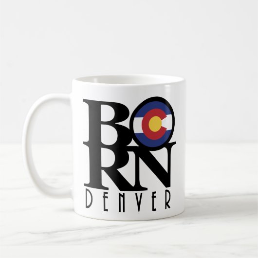 BORN Denver Colorado 11oz Koffiemok (Links)