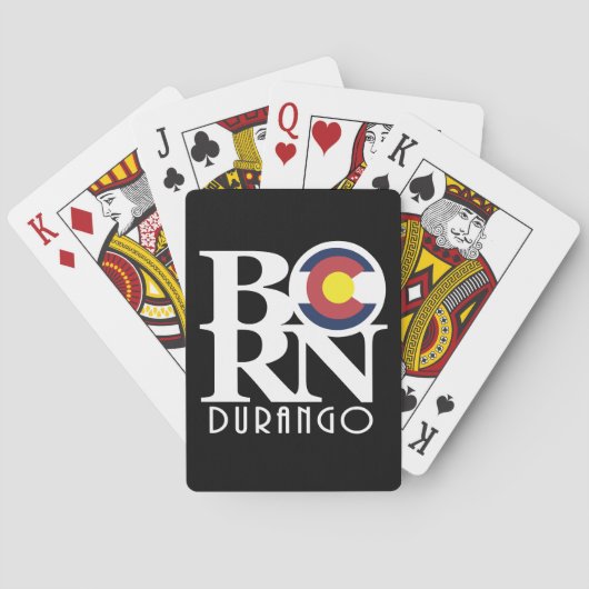 BORN Durango Colorado Pokerkaarten (Achterkant)
