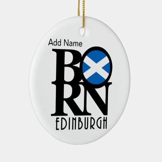 BORN Edinburgh  Schotland Keramisch Ornament (Rechts)