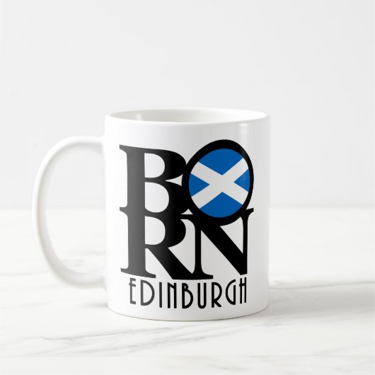 BORN Edinburgh Scotland 11oz Koffiemok (Links)