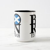 BORN Edinburgh Scotland 15oz Tweekleurige Koffiemok (Center)