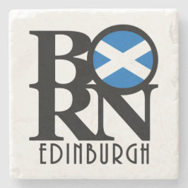 BORN Edinburgh Scotland Stenen Onderzetter
