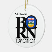 BORN Edmonton Alberta Keramisch Ornament (Links)