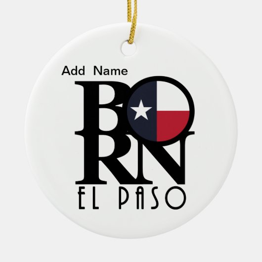 BORN El Paso Ornament (Voorkant)