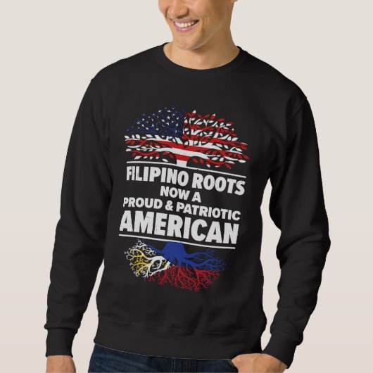 Born Filipino Philippines American USA Citizenship Trui (Voorkant)