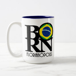 BORN Florianópolis 15oz Tweekleurige Koffiemok