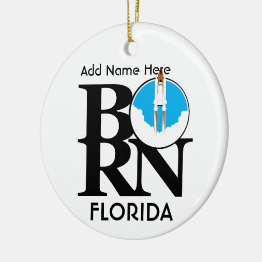 BORN Florida Shuttle Keramisch Ornament (Links)