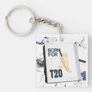Born For T20 Cricket Graphic Tee Sleutelhanger