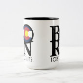 BORN Fort Collins 15oz Tweekleurige Koffiemok (Center)