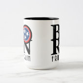 BORN Franklin Tennessee 15oz Tweekleurige Koffiemok (Center)