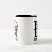 BORN Fredericksburg TX Tweekleurige Koffiemok (Center)