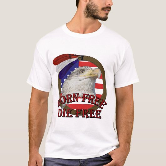 Born Free American Eagle T-shirt (Voorkant)