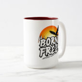 Born Free Eagle Grafische Mok (Voorkant rechts)