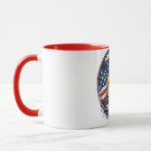 Born Free Eagle Patriottisch 250 Jaar USA Mok (Links)