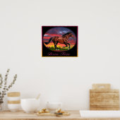 Born free horse art poster (Keuken)