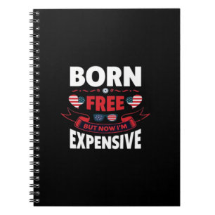 Born Free maar nu ben ik duur - Schattigee meme Notitieboek