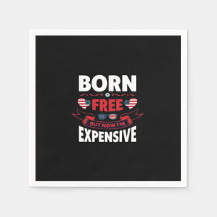 Born Free maar nu ben ik duur - Schattigee meme Servet