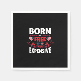 Born Free maar nu ben ik duur - Schattigee meme Servet