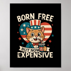 Born Free, maar nu dure virale quote Poster