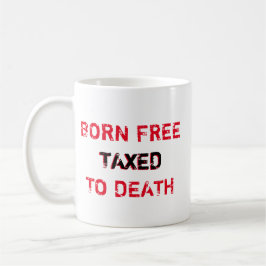 Born Free Taxed tot de dood American Gothic versio Koffiemok