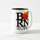 BORN Georgia 15oz Tweekleurige Koffiemok (Voorkant rechts)