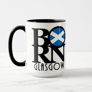 BORN Glasgow Scotland 15oz Mok