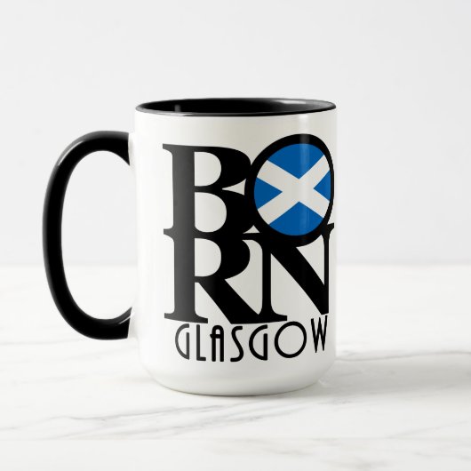 BORN Glasgow Scotland 15oz Mok (Links)