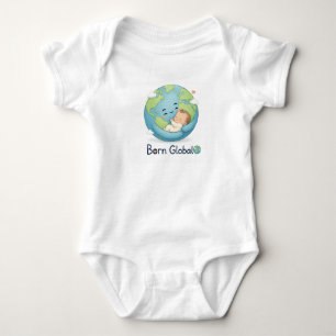 "Born Global" baby body Romper