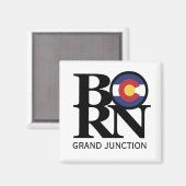 BORN Grand Junction Magnet (Voorkant / Achterkant)