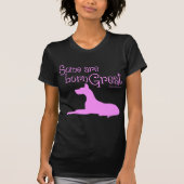 Born Great, roze T-shirt (Voorkant)