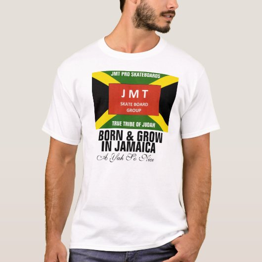 BORN & GROW Heren Basic T-Shirt (Voorkant)