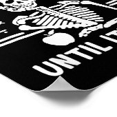 Born Halloween Teacher I'll Just Wait Until It's Q Poster (Hoek)