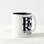 BORN Hilton Head Island 11oz Two-Tone Coffee Mok (Voorkant rechts)