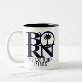 BORN Hilton Head Island 11oz Two-Tone Coffee Mok