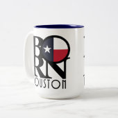 BORN Houston 15oz Tweekleurige Koffiemok (Voorkant links)