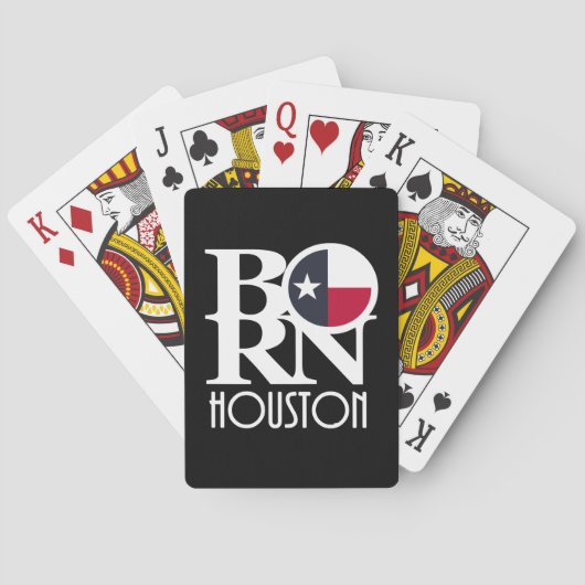 BORN Houston Texas Pokerkaarten (Achterkant)