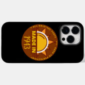 BORN IN 1943 grappig verjaardagscadeau Case-Mate iPhone Case (Achterkant (horizontaal))