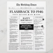 Born in 1946 Fun Newspaper black and white (Voorkant)