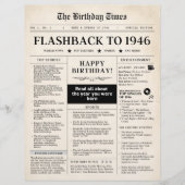 Born in 1946 Mock Newspaper sepia (Voorkant)