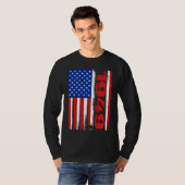 Born in 1949 US Flag Patriotic Veterans Day 4th Of T-shirt (Voorkant volledig)