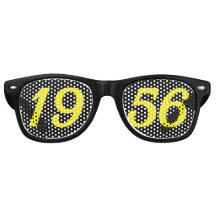 Born in 1956 70th birthday fun shades sunglasses