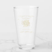 Born in 1956 70th birthday party drinks barware glas (Achterkant)