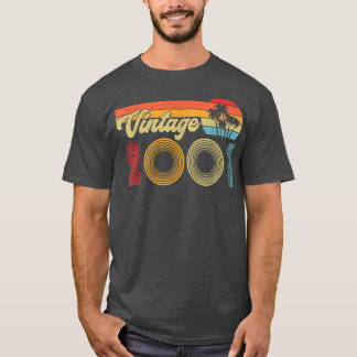 Born In 2001 21 Years Old Gifts Made In 2001 21st T-shirt