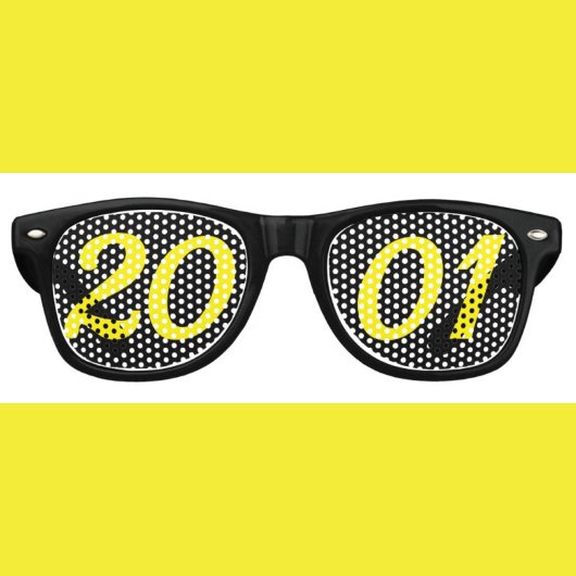 Born in 2001 25th birthday fun shades sunglasses retro zonnebril