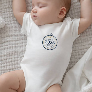 Born in 2026 America 250th Anniversary Romper