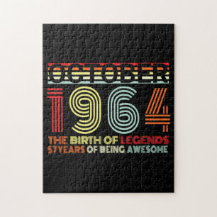 Born In October 1964 Gift Legpuzzel
