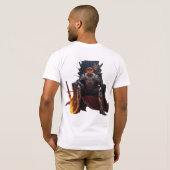 Born in Ruin Crowned in Fire – Dark Fantasy Anime  T-shirt (Achterkant volledig)