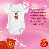 Born in the Year of the Horse Chinese Costume Romper