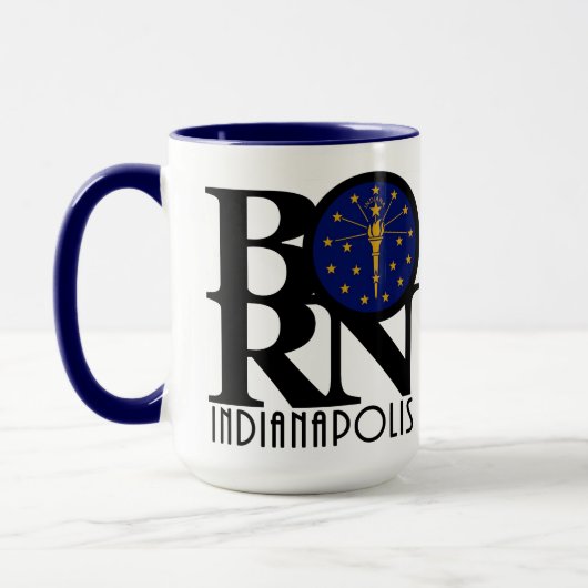 BORN Indianapolis 15 Oz Mok (Links)